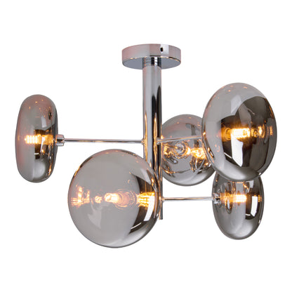 Deckenleuchte "ORION" Ø: 53cm smoky
