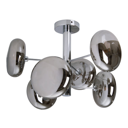 Deckenleuchte "ORION" Ø: 53cm smoky