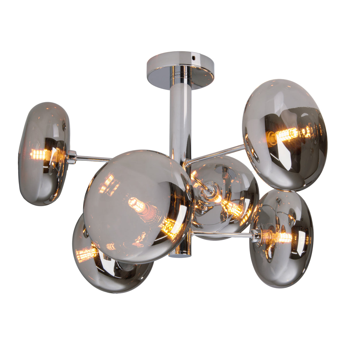 Deckenleuchte "ORION" Ø: 53cm smoky