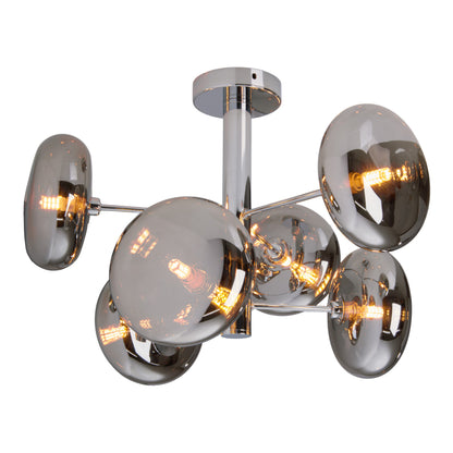 Deckenleuchte "ORION" Ø: 53cm smoky