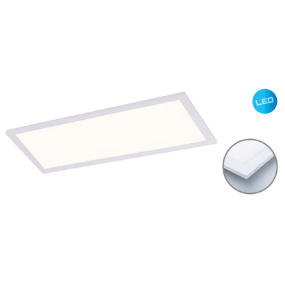 LED Aufbaupanel "NICOLA" 29,5 x 59,5cm weiß