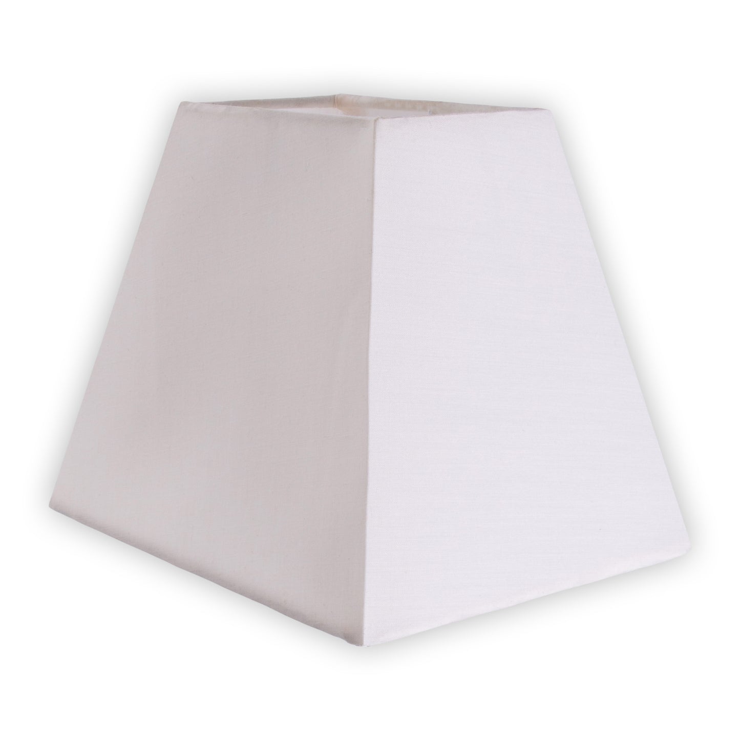 Lampenschirm für Tischleuchten h: 16cm, Leuchtenschirm im Classic Style, aus Textilmaterial in beige, 20 x 16 x 16,5 cm, für E14-Fassung