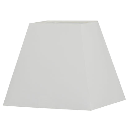 Lampenschirm für Tischleuchten h: 16cm, Leuchtenschirm im Classic Style, aus Textilmaterial in beige, 20 x 16 x 16,5 cm, für E14-Fassung