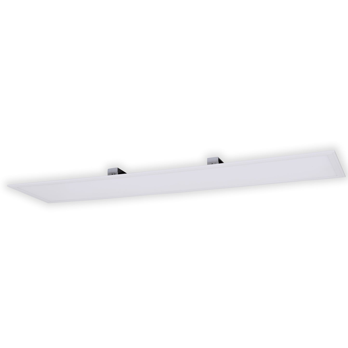 LED Aufbaupanel "NICOLA" 119,5 x 29,5cm weiß