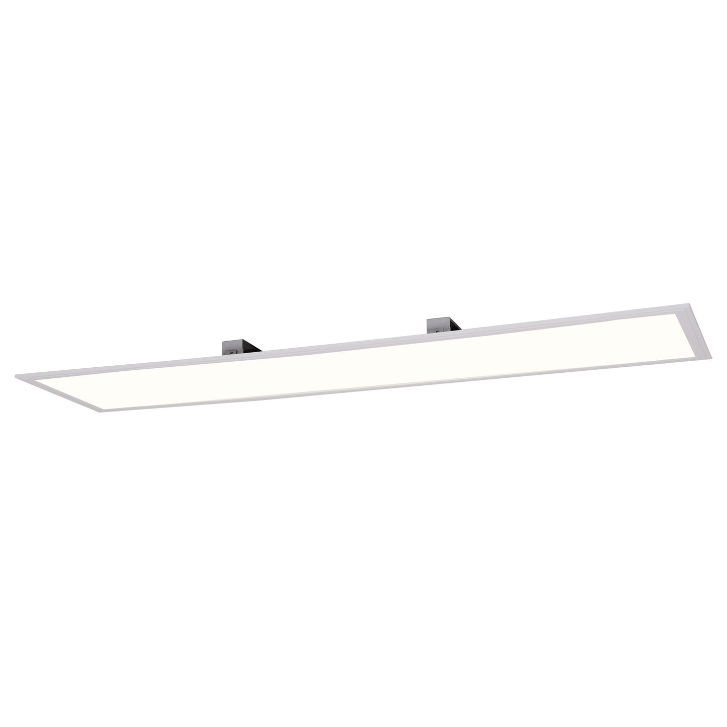 LED Aufbaupanel "NICOLA" 119,5 x 29,5cm weiß