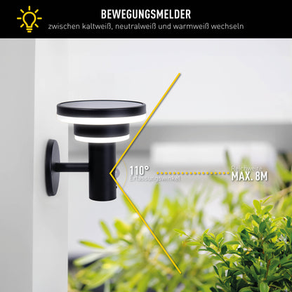 LED Solar Außenwandleuchte "NORA"