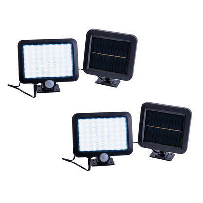 2er-Set LED Solar-/Außenwandleuchte "PEPE"