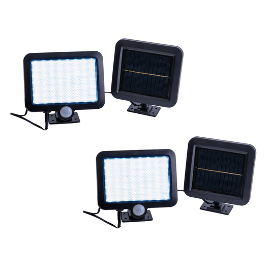 2er-Set LED Solar-/Außenwandleuchte "PEPE"