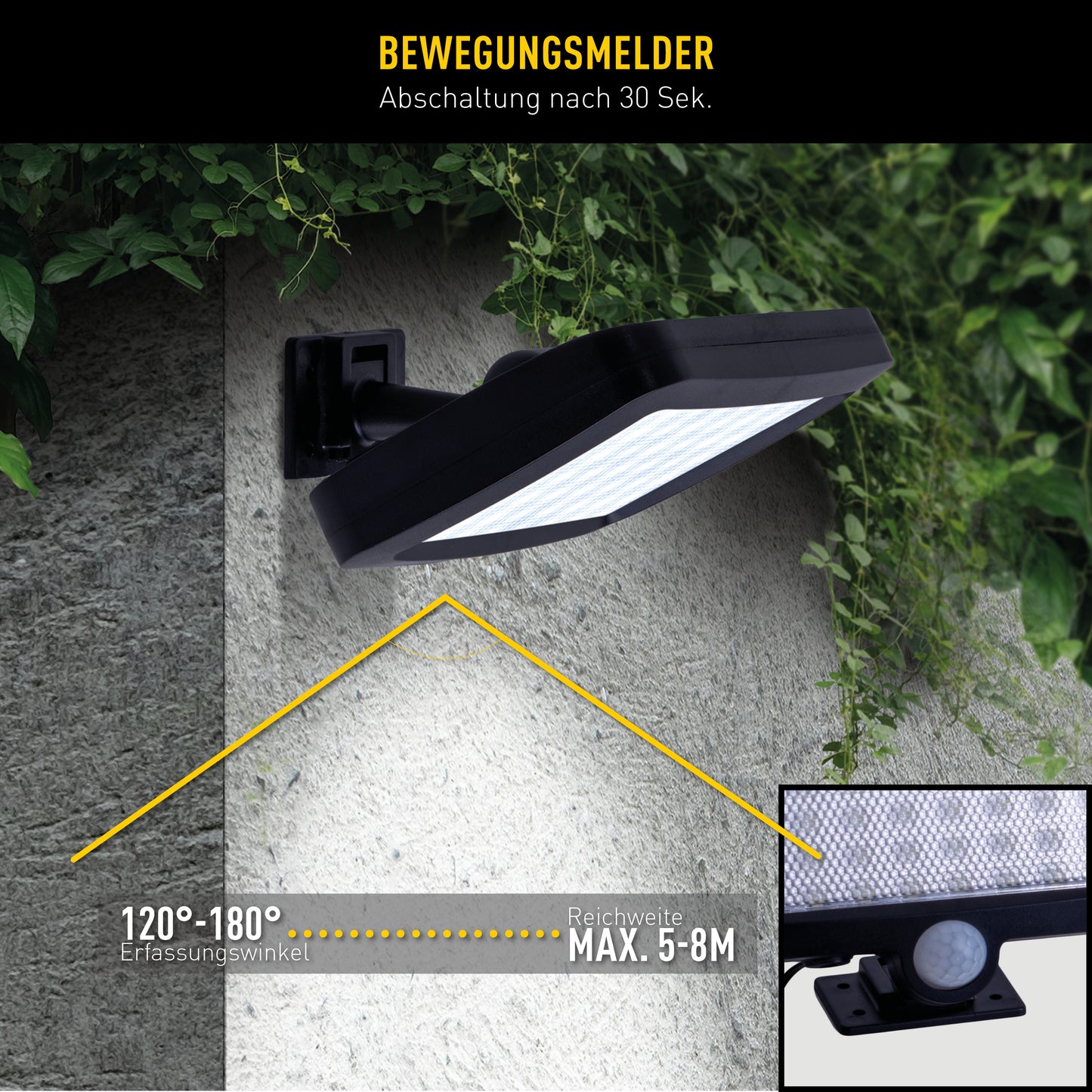 2er-Set LED Solar-/Außenwandleuchte "PEPE"
