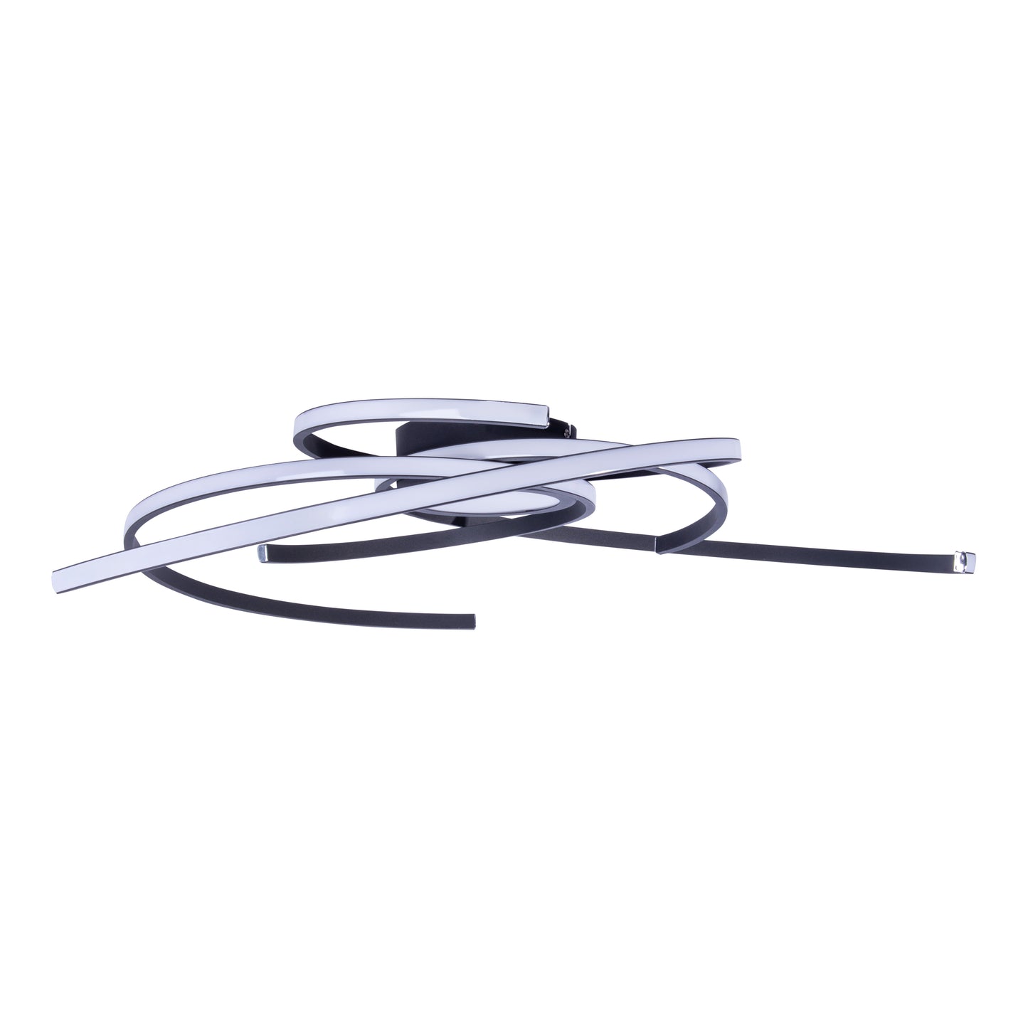 LED Deckenleuchte "RADON" Ø: 75cm schwarz