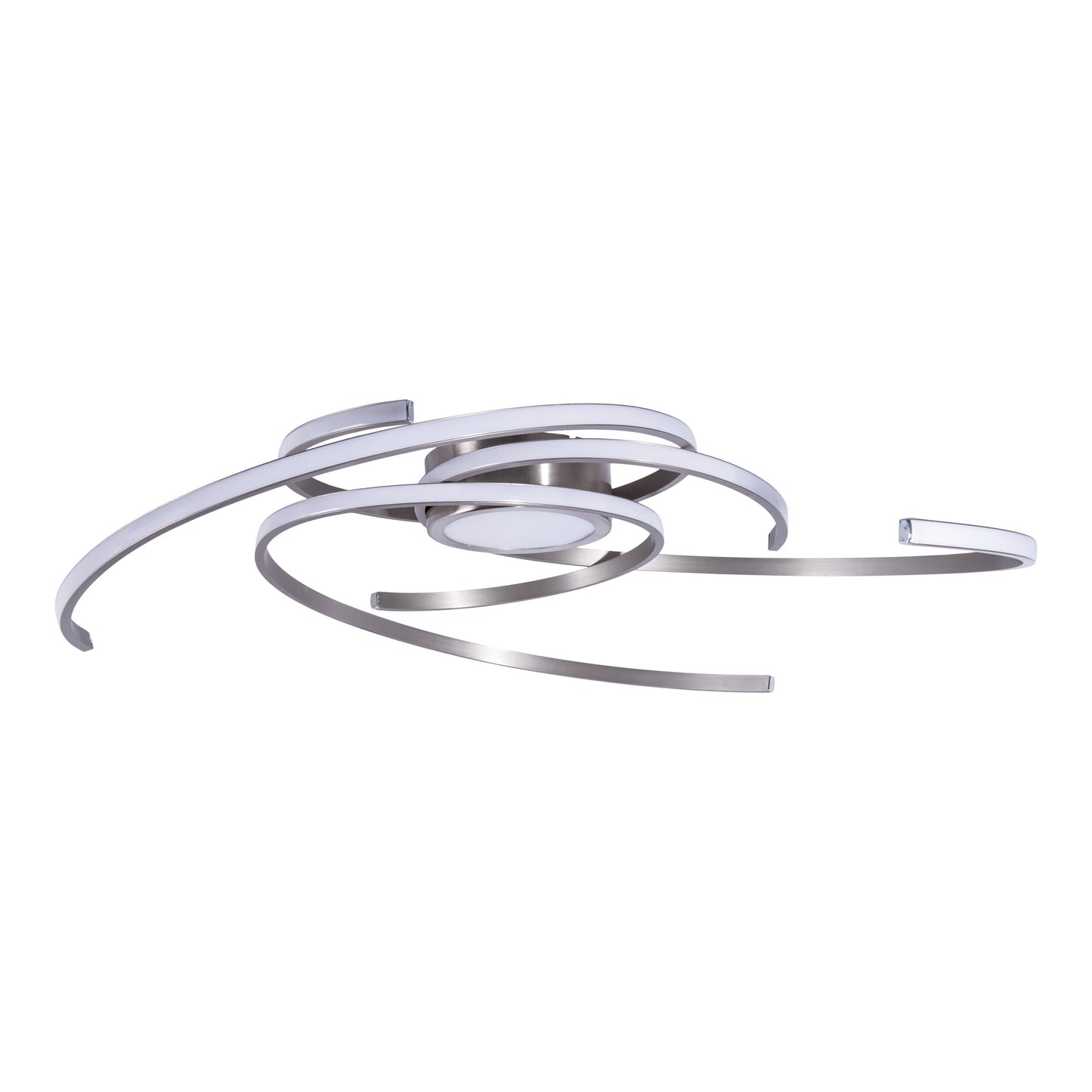 LED Deckenleuchte "RADON" Ø: 75cm silber