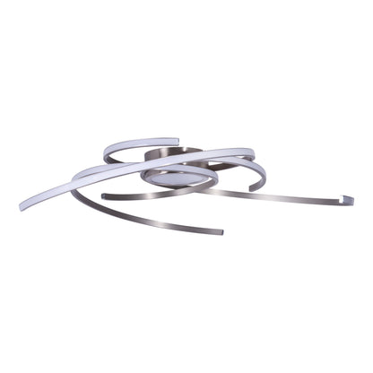 LED Deckenleuchte "RADON" Ø: 75cm silber