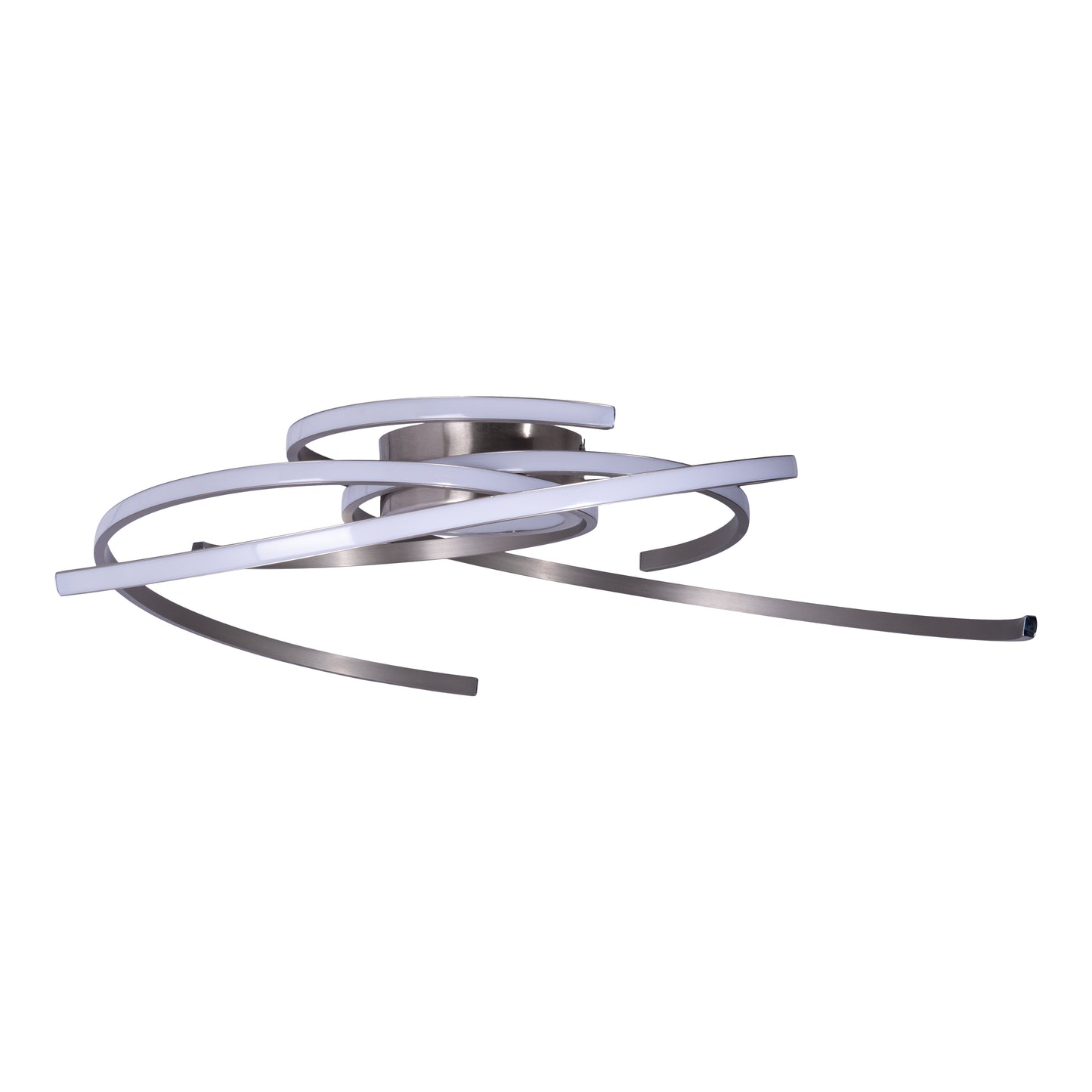 LED Deckenleuchte "RADON" Ø: 75cm silber