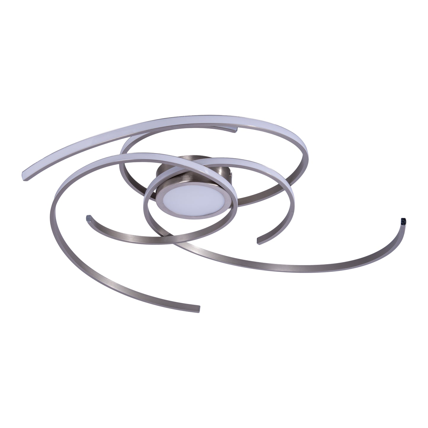 LED Deckenleuchte "RADON" Ø: 75cm silber