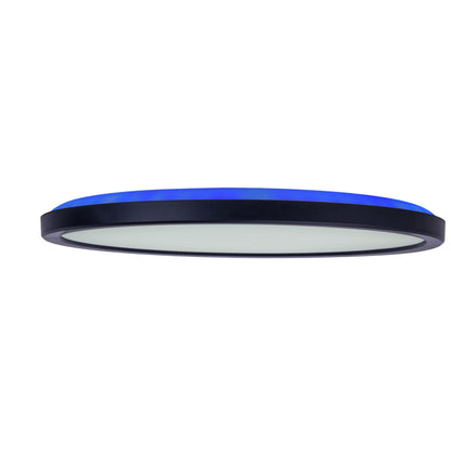 LED / CCT Deckenleuchte "CARLO" inkl. RGB-Backlight Ø: 29,3cm