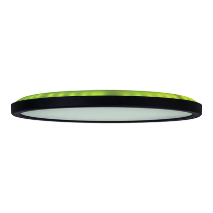 LED / CCT Deckenleuchte "CARLO" inkl. RGB-Backlight Ø: 29,3cm