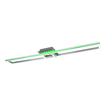 LED /CCT Deckenleuchte + RGB-Backlight "BANTRY" L:115cm