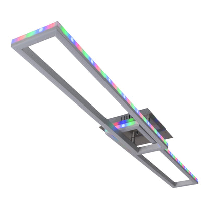 LED /CCT Deckenleuchte + RGB-Backlight "BANTRY" L:115cm