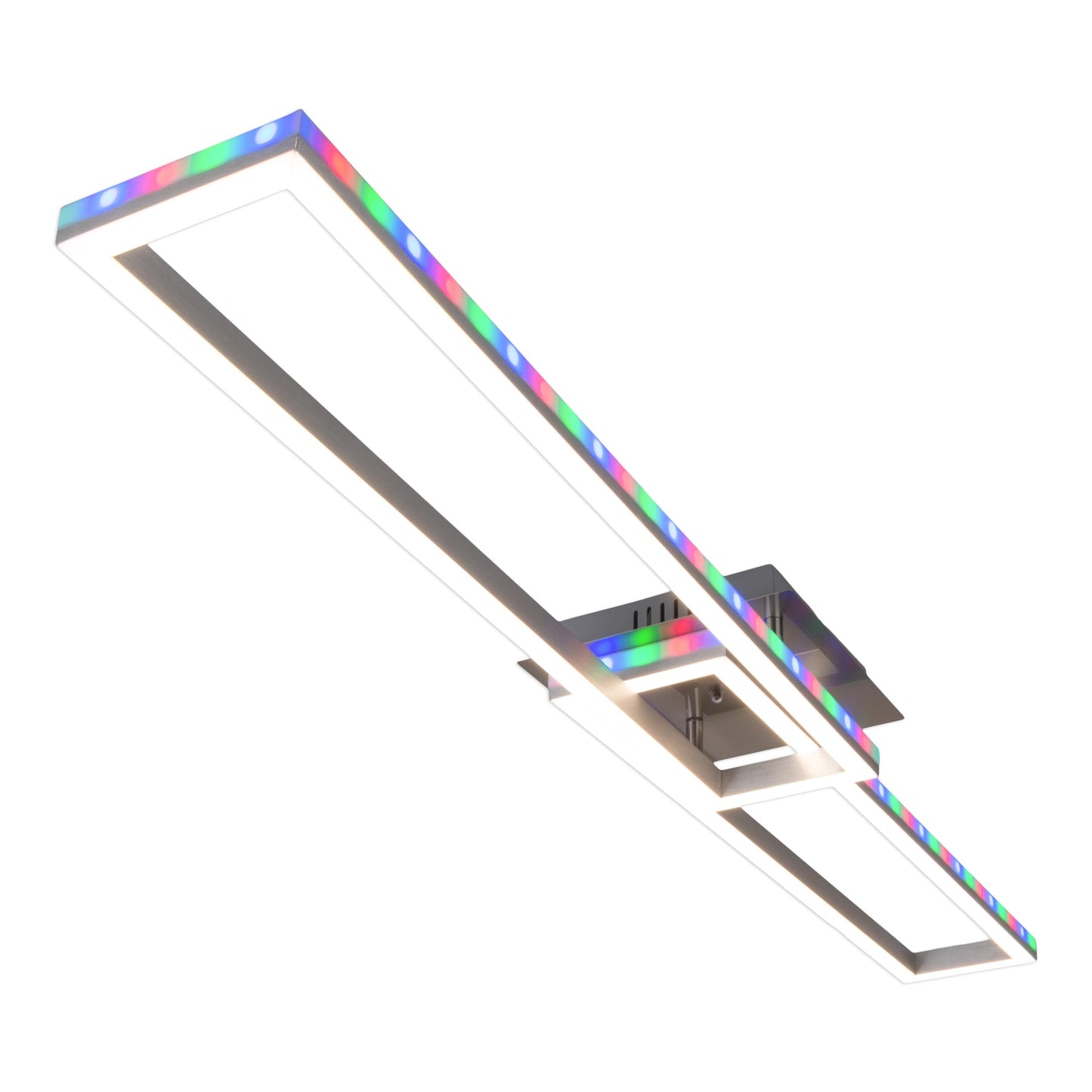 LED /CCT Deckenleuchte + RGB-Backlight "BANTRY" L:115cm