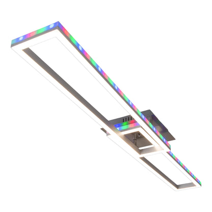 LED /CCT Deckenleuchte + RGB-Backlight "BANTRY" L:115cm