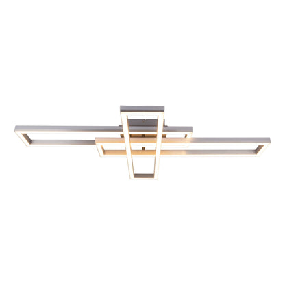 LED /CCT Deckenleuchte + RGB-Backlight "BANTRY" L:95cm