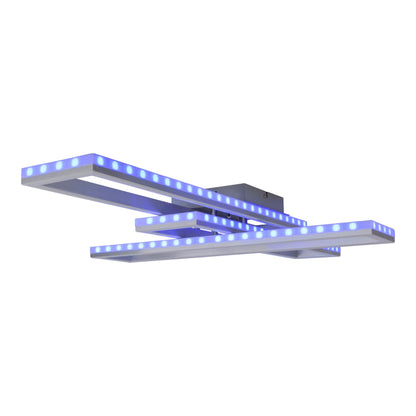 LED /CCT Deckenleuchte + RGB-Backlight "BANTRY" L:95cm