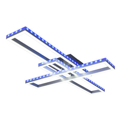 LED /CCT Deckenleuchte + RGB-Backlight "BANTRY" L:95cm