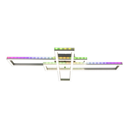 LED /CCT Deckenleuchte + RGB-Backlight "BANTRY" L:95cm