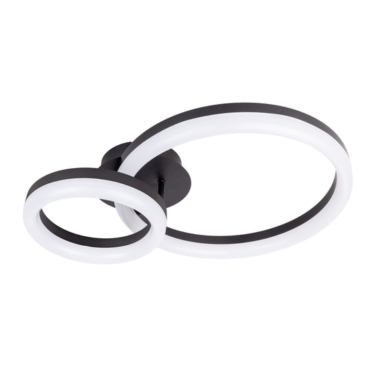 LED Deckenleuchte "CIRCULO" L: 53 cm