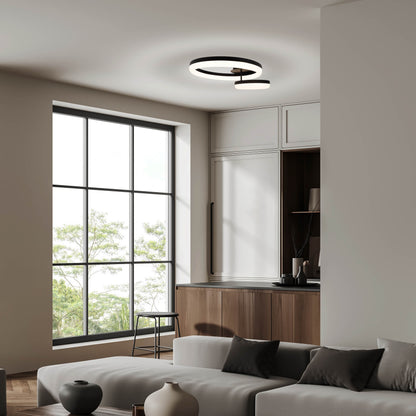 LED Deckenleuchte "CIRCULO" L: 53 cm