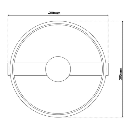 LED Deckenleuchte "CIMO" L: 40cm