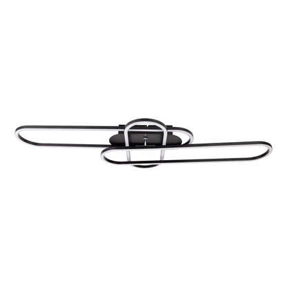 LED /CCT Deckenleuchte "CARLON" L: 103cm schwarz