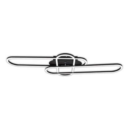 LED /CCT Deckenleuchte "CARLON" L: 103cm schwarz