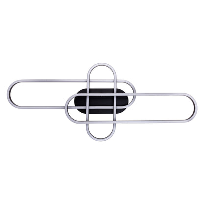LED /CCT Deckenleuchte "CARLON" L: 103cm schwarz