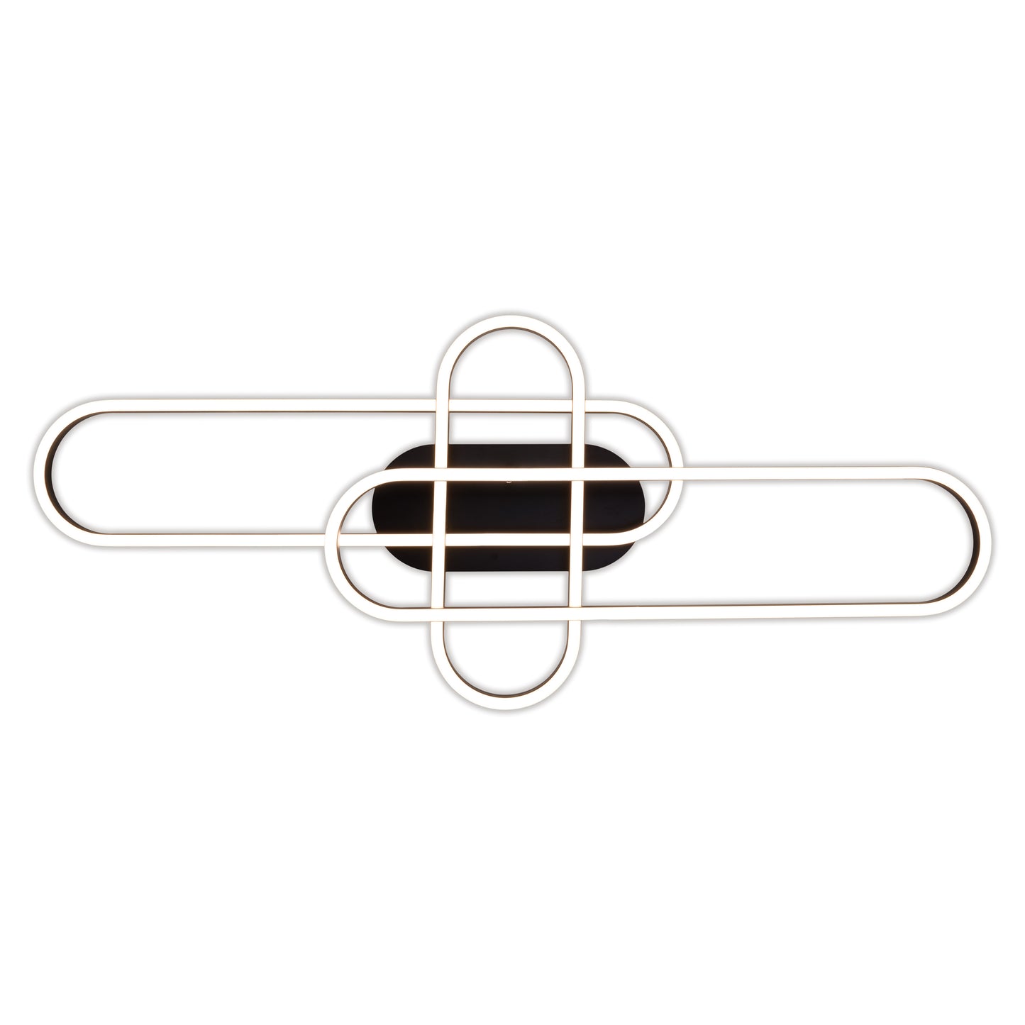 LED /CCT Deckenleuchte "CARLON" L: 103cm schwarz