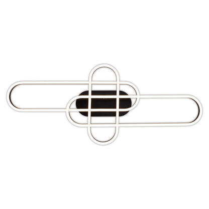 LED /CCT Deckenleuchte "CARLON" L: 103cm schwarz