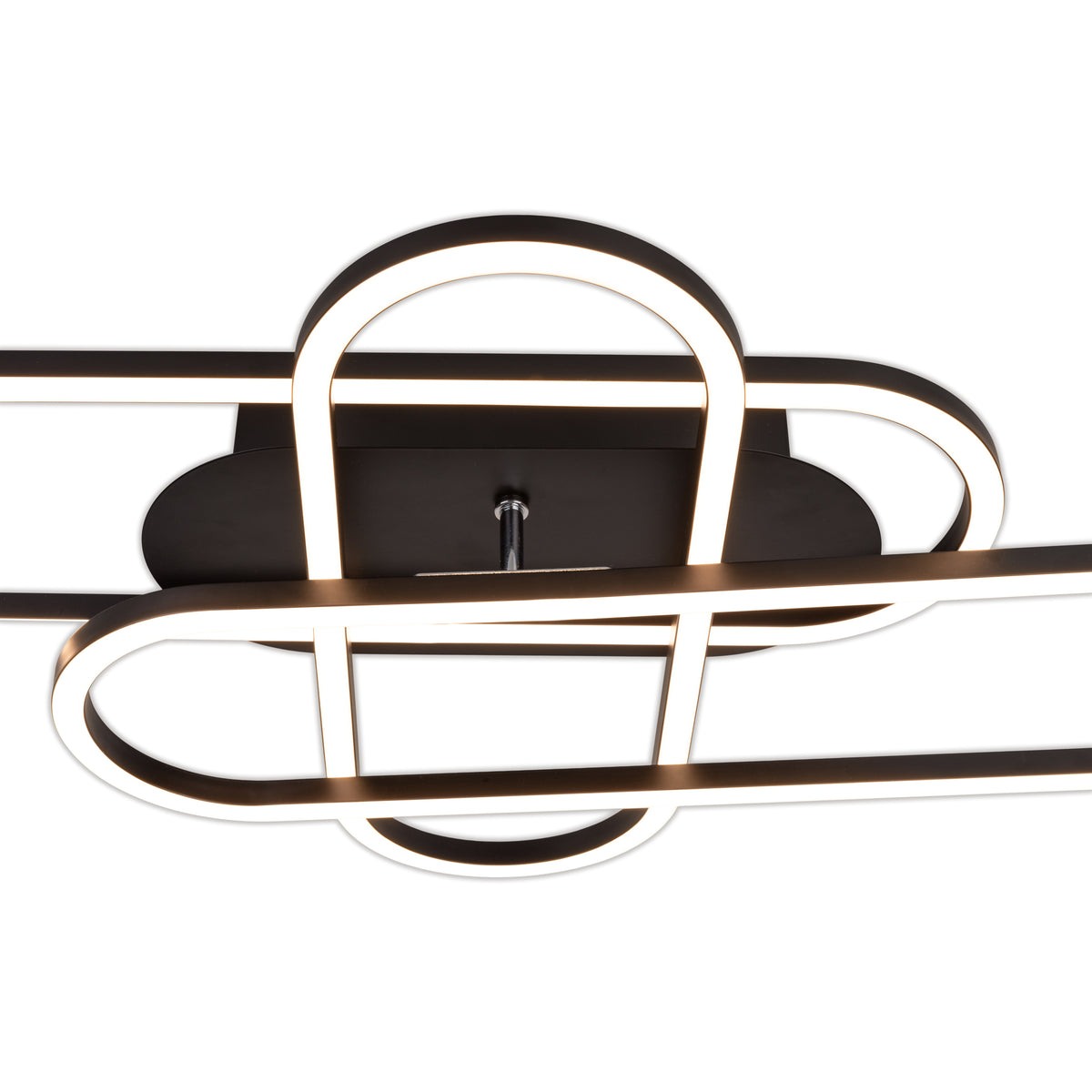 LED /CCT Deckenleuchte "CARLON" L: 103cm schwarz