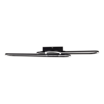 LED /CCT Deckenleuchte "CARLON" L: 103cm schwarz