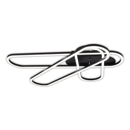 LED /CCT Deckenleuchte "CARLON" L: 103cm schwarz