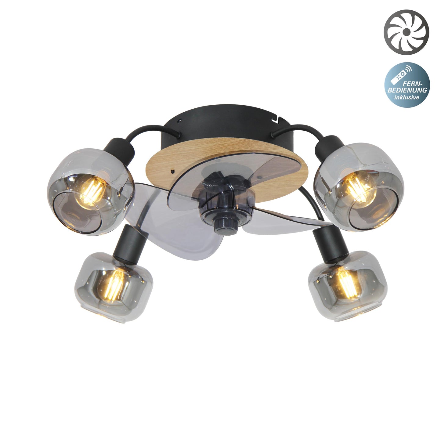 Deckenleuchte "FUMOSO" inkl. Ventilator Ø: 48cm