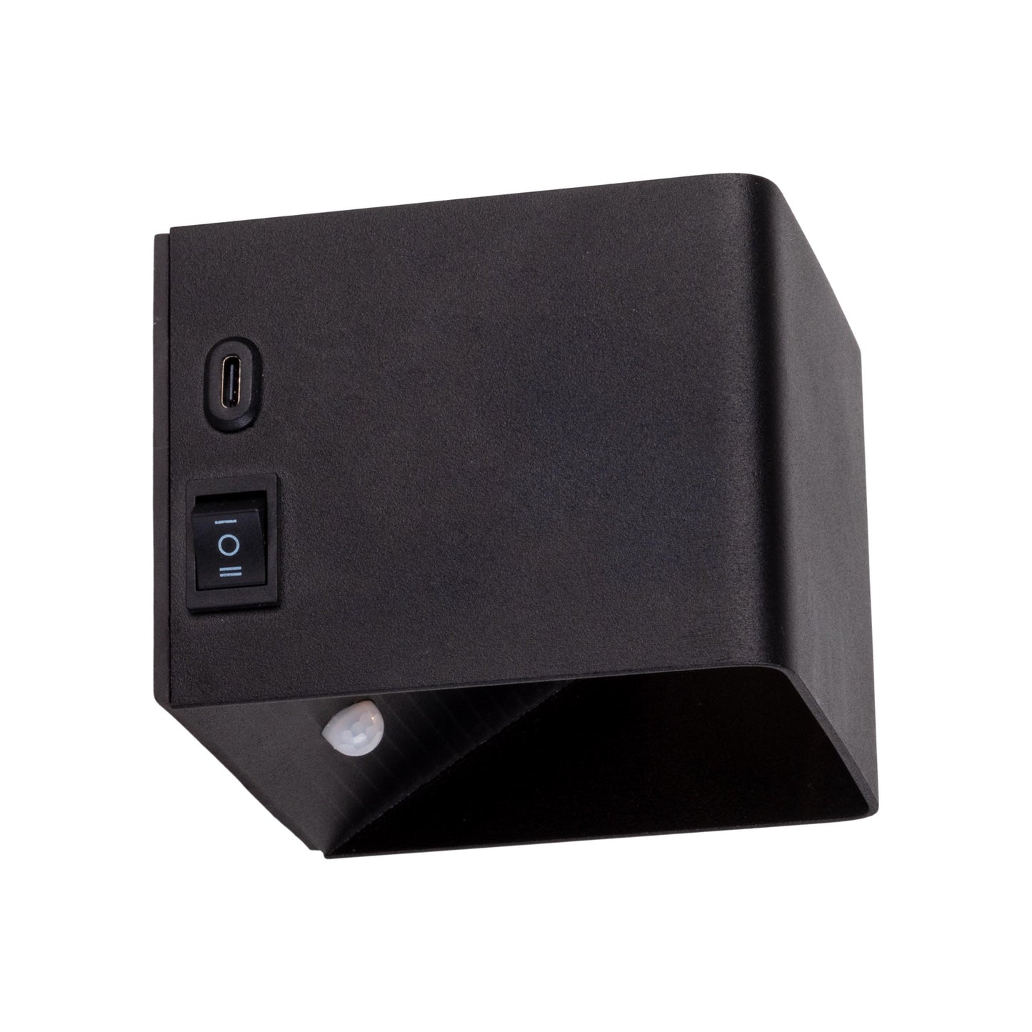 Akku-/Wandleuchte "CUBE" magnetisch L/B: 10 m schwarz