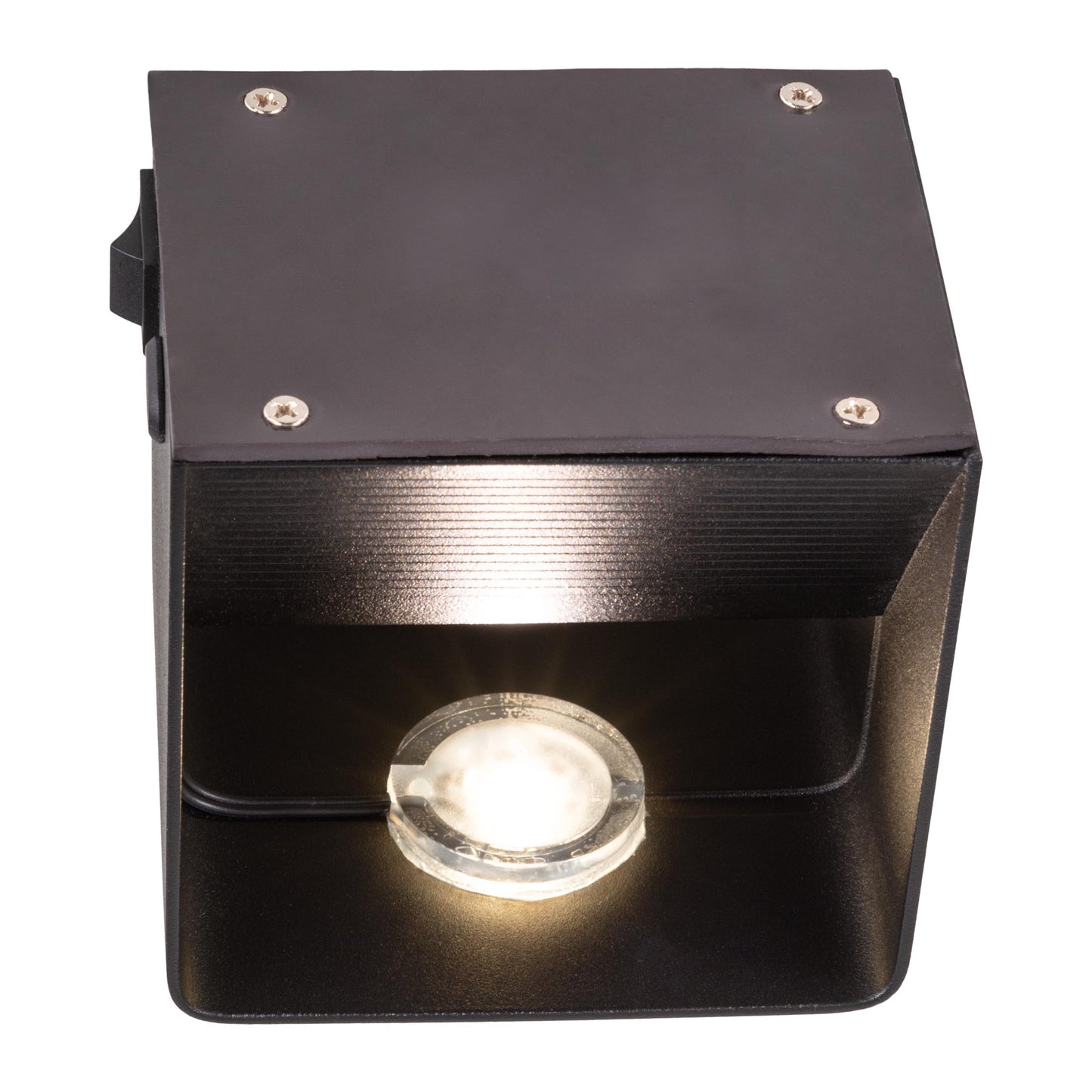 Akku-/Wandleuchte "CUBE" magnetisch L/B: 10 m schwarz
