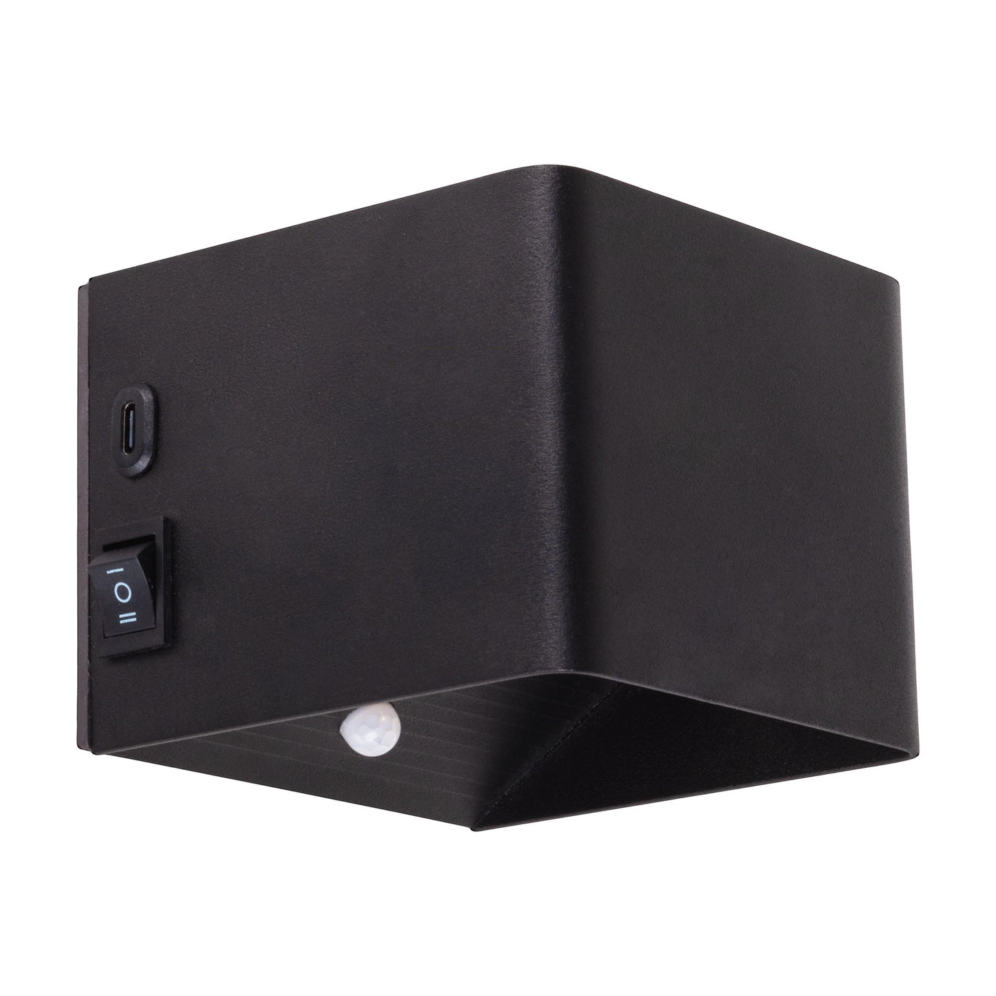 Akku-/Wandleuchte "CUBE" magnetisch L/B: 10 m schwarz