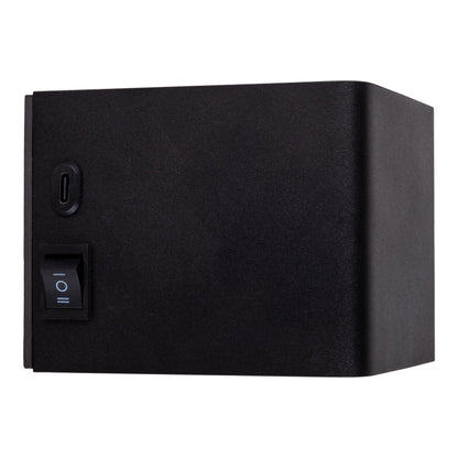 Akku-/Wandleuchte "CUBE" magnetisch L/B: 10 m schwarz