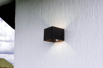 Akku-/Wandleuchte "CUBE" magnetisch L/B: 10 m schwarz