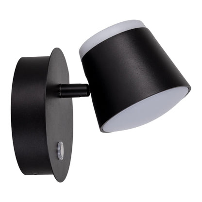 Akku-/Wandleuchte "TONDO" magnetisch schwarz