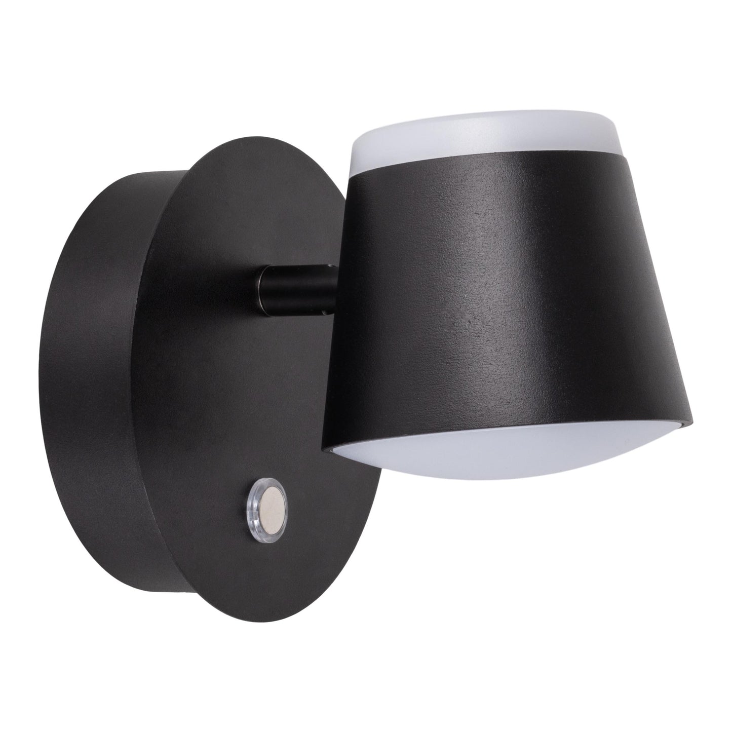 Akku-/Wandleuchte "TONDO" magnetisch schwarz