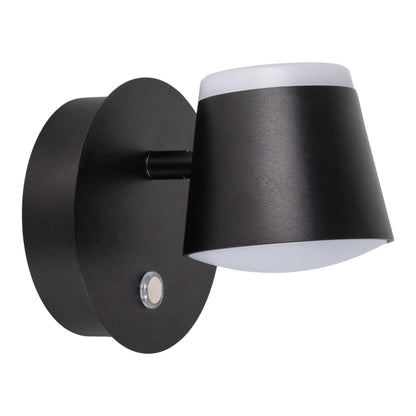 Akku-/Wandleuchte "TONDO" magnetisch schwarz