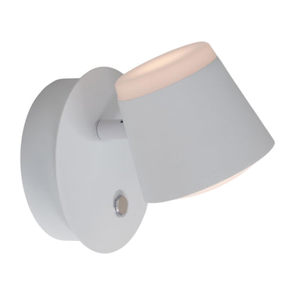 Akku-/Wandleuchte "TONDO" magnetisch weiß