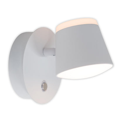 Akku-/Wandleuchte "TONDO" magnetisch weiß